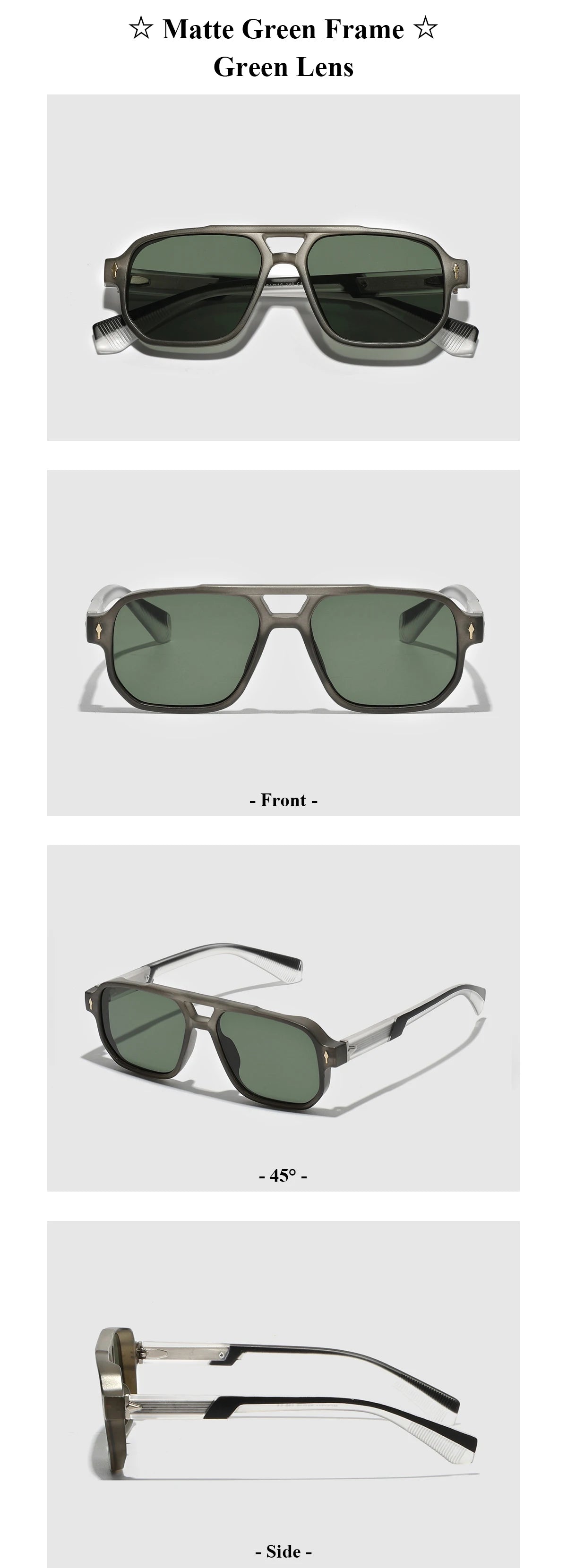Retro 2026 Transparent Frame Sunglasses for Men and Women luxury brand designer UV400 Protection, Stylish for Driving & Outdoors