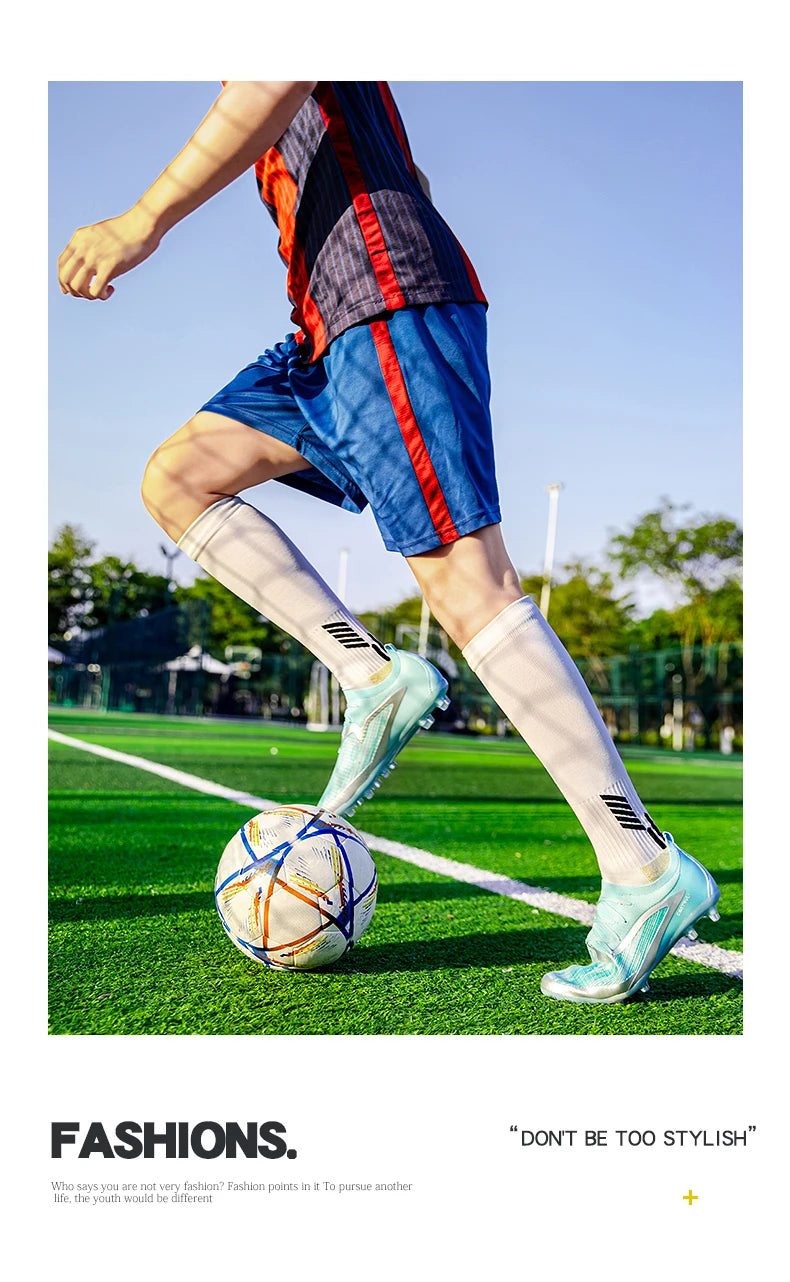 Scarpe da calcio TF da uomo, sneakers professionali per calcetto e futsal, scarpe da soccer casual da uomo di alta qualità per allenamento