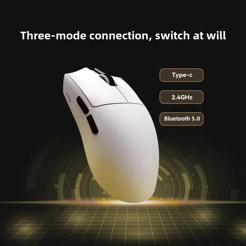 Nuovo mouse gaming wireless ultraleggero ATK X1 SE Starlight PAW3395 26K DPI, driver Hub Page, 1000Hz, accessori per giocatori PC