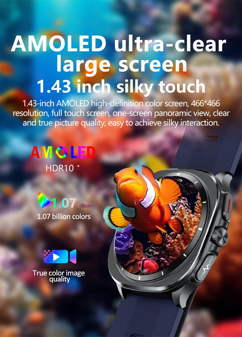 2026 New Health Track Smartwatch Air Pump Airbag True Blood Pressure Health Measure Smart Watch for Men and Women Blood Oxygen BT Call