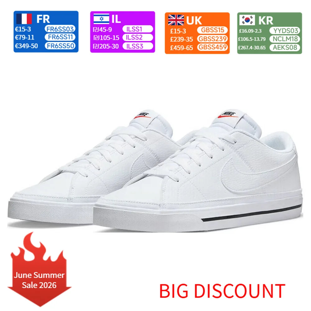 Nike Court Legacy Women's  Sneakers Classic Design Comfort Cushioned Durable Support for Casual Everyday Wear DH3161-101