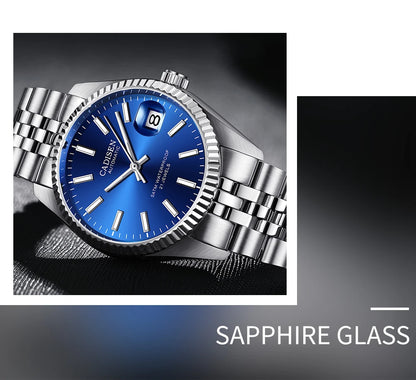 CADISEN Men Mechanical Watch Top Brand Luxury Automatic Watch Business Stainless Steel Waterproof Watch Men Relogio Masculino