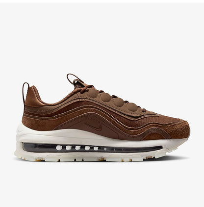 Ténis de corrida Nike Authentic Air Max 97 Futura para mulher com amortecimento a ar FB4496-201
