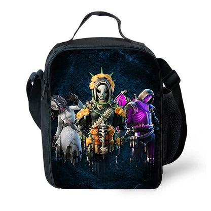 Set scuola classico FortniteS per bambini: zaino, borsa pranzo e astuccio, borse scolastiche capienti per bambino e bambina, idea regalo perfetta