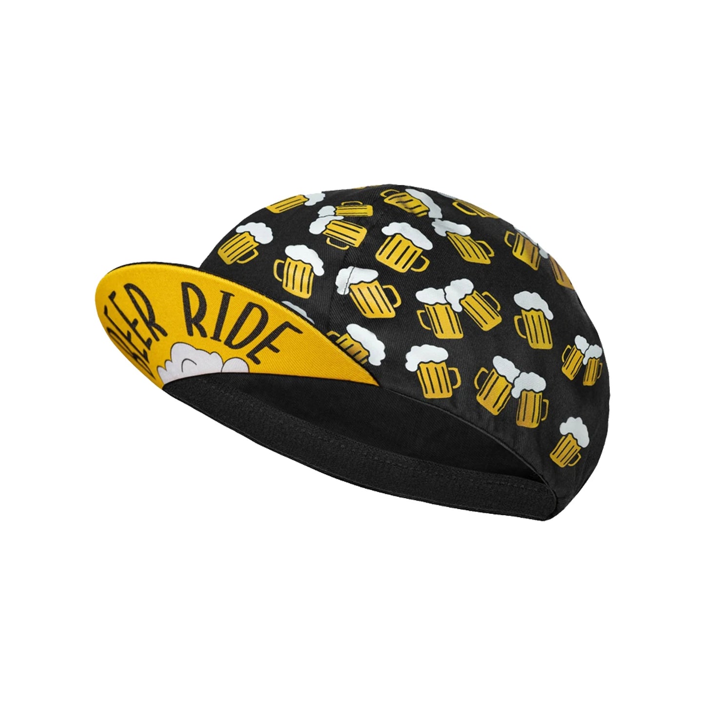 Multi Styles Black Blue White Yellow Polyester Cycling Caps Summer Breathable Sports Quick Dry Bicycle Hat Classical