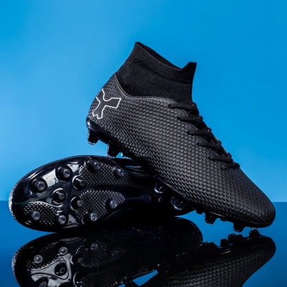 Chaussures de football pour hommes, modèle original, résistantes, pour terrain gazonné, crampons, antidérapantes, de haute qualité, confortables, chaussures de football pour activités de plein air.