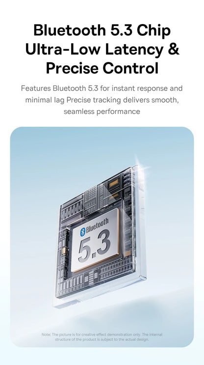 【NOU】Mouse wireless ergonomic Baseus EM2 Bluetooth 5.3 2.4G, încărcare Type-C, ultra-ușor și silențios, cu buton personalizabil