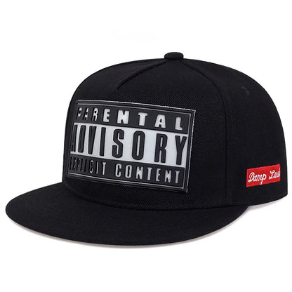Tide Brand Flat Edge Baseball  Cap Couple ADV Hat Korean Version Trend Offset Printing  Street Hat Sun Protection Letter Hat