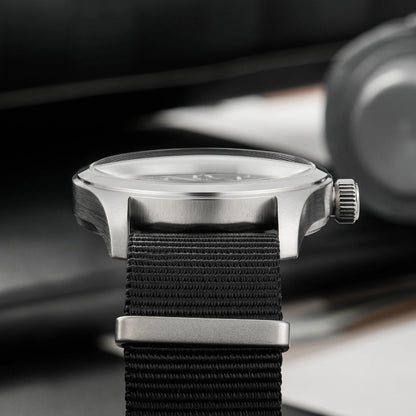 Relógio de Quartzo Vintage Militar Militado ML08 V2 com Movimento VH31, Vidro Duplo de Safira, Luminescência C3 BGW-9, Impermeável, 38mm