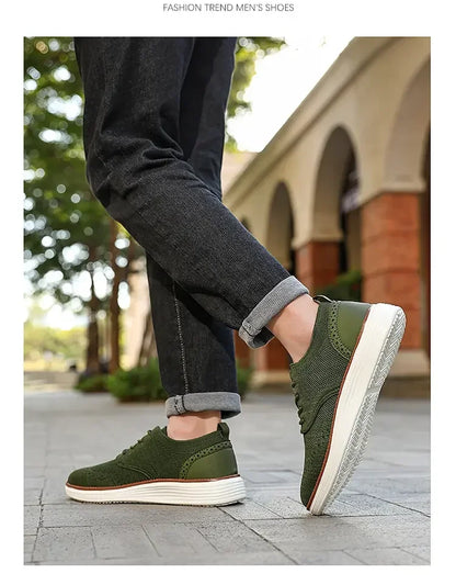 Mocasines deportivos de malla para hombre, calzado antideslizante de corte bajo, zapatos casuales deportivos, superventas, zapatos de diseño 2025