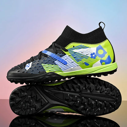 Football Boots Men Professional Soccer Shoes Sneakers Field Long Spikes Outdoor Competition Non-Slip Comfortable Training Shoes