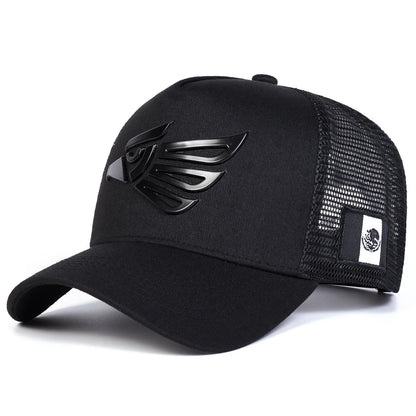 Unisex Mexican Eagle Label Baseball Net Caps Adjustable Casual Hats Spring and Summer Outdoor Sunscreen Hat