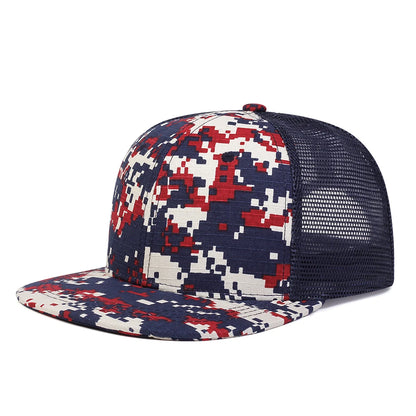 Fashion Hip Hop Baseball Cap Checkered pattern print Trucker Caps Cotton Snapback hat Outdoor Sun Hats sports leisure Caps