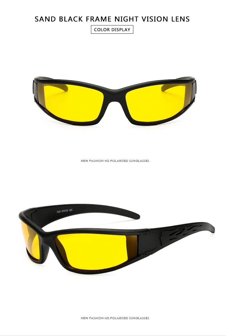 Fashion Polarization Sunglasses Night Vision Glasses Men Women Outdoor Sports Fishing Driving Sun Glasses UV400 Goggles