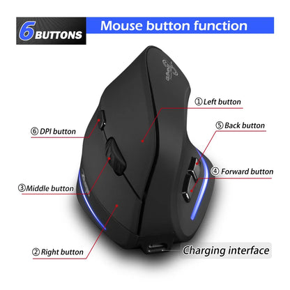 Lefon F33 Bluetooth Ergonomic Trackball Mouse, Rechargeable Wireless Trackball Mouse with Bluetooth & 2.4G, 4800 DPI Ergonomic Rollerball Mouse for PC, Office & Drawing