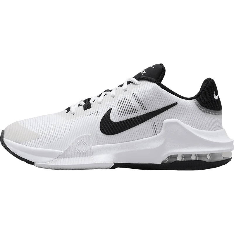 Scarpe da basket da uomo Nike genuine Impact 4 DM1124-103, pratiche, con ammortizzazione a cuscino d’aria