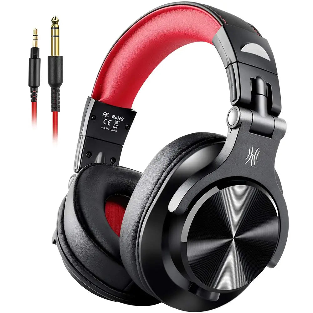 Oneodio Wired Over-Ear Headphone with Mic Studio DJ Headphones Professional Monitor Recording & Mixing Headset for Gaming
