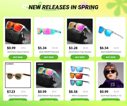 Men's Sunglasses Rinconcito Fashion Drive Sun Glasses For Women Outdoor Sports Eyewear Original Brand KDEAM