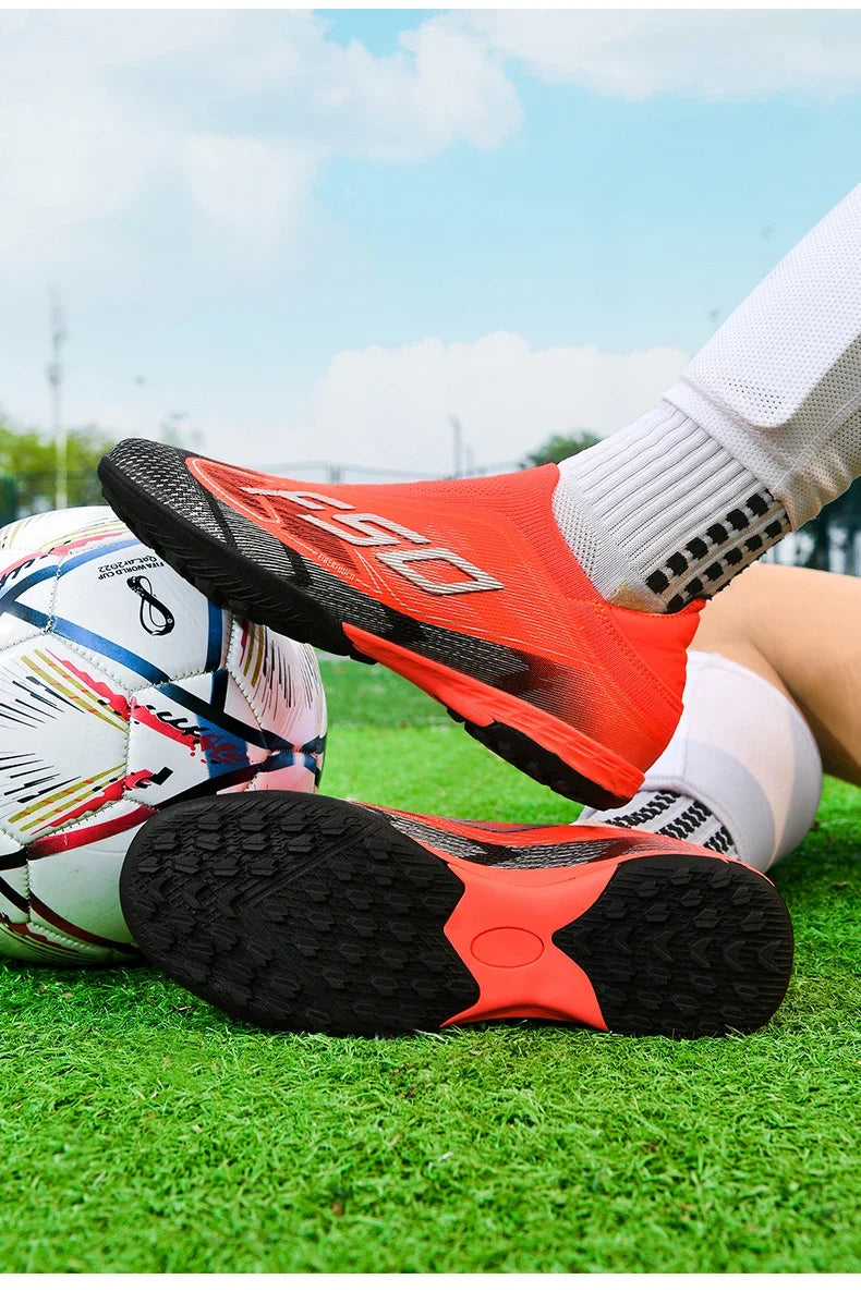 Men New Indoor TF Football Boots High Quality Training Original Male Breathable Non Slip Soccer Shoes Turf Futsal Football Shoes