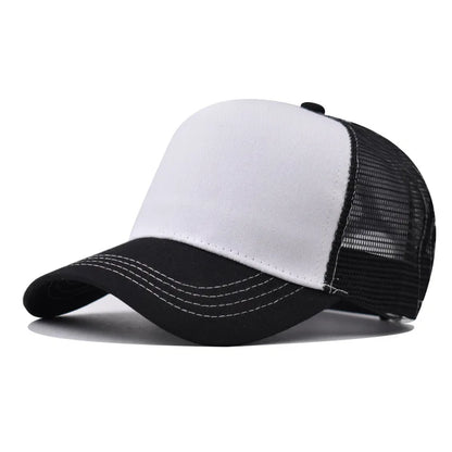 Baseball Cap Adult Net cap Shallow curved eaves Hat Unisex Summer hat Breathable hat shade Spring Autumn Cap Hip Hop Fitted Cap