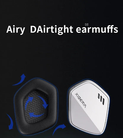XIBERIA Wireless Gaming Headphones K03S Pro 7.1 Surround Sound 2.4GHz 4 Mode Headsets Gamer 2000mAh Battery Low Latency IEM