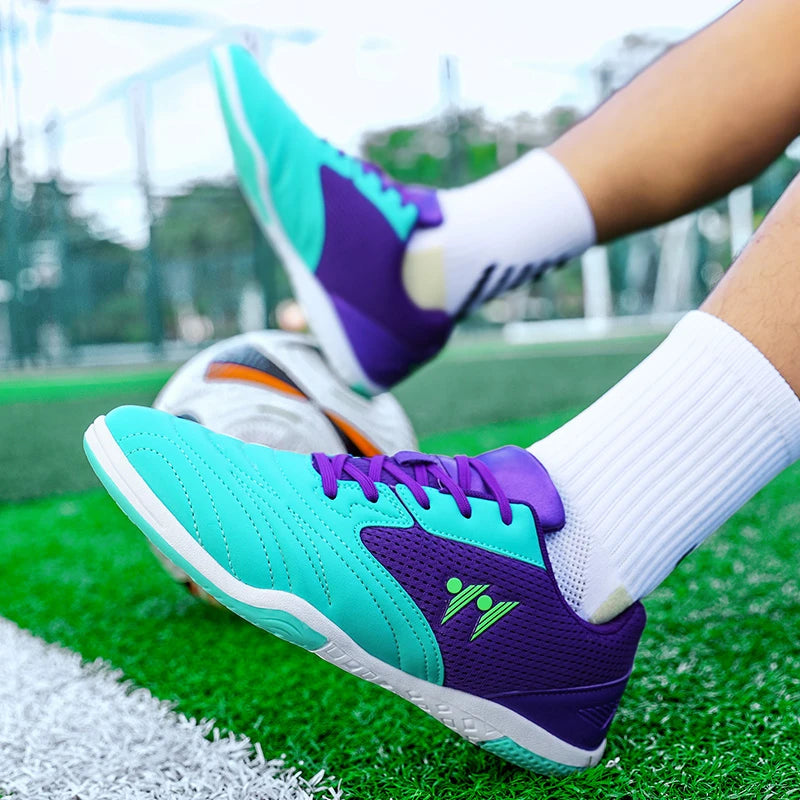 High-quality New Men Football Boots Grass High-top Futsal Sneakers Soccer Shoes Non-Slip Match Indoor Hot-selling Outdoor Sports