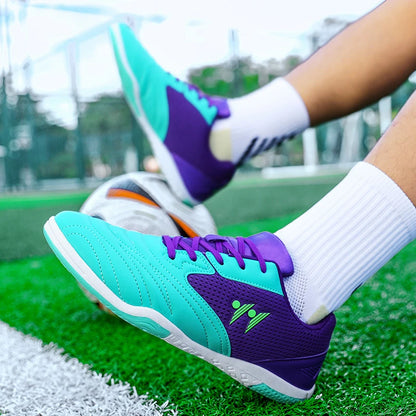 High-quality New Men Football Boots Grass High-top Futsal Sneakers Soccer Shoes Non-Slip Match Indoor Hot-selling Outdoor Sports
