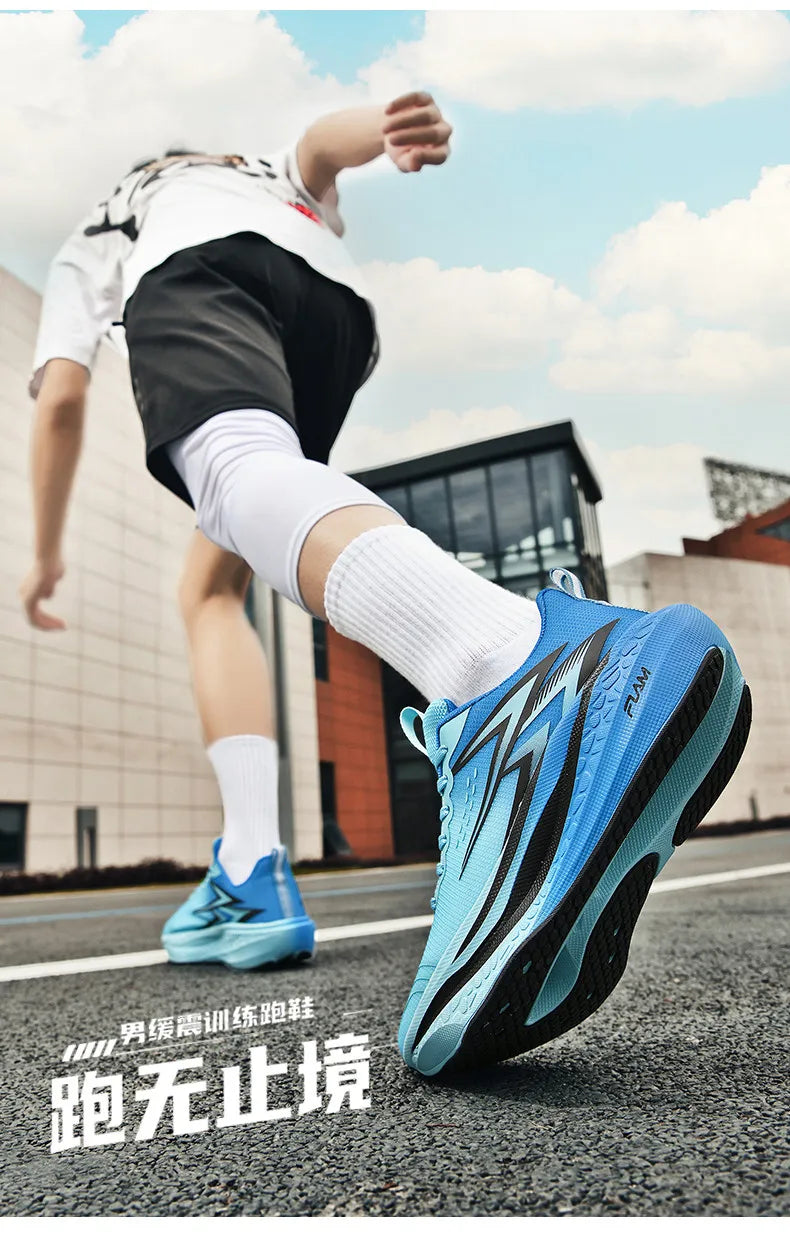 Sports Running Shoes Specialty Marathon Men Breathable Lightweight Carbon Board Women's Comfortable Athletic Nonskid Sneakers