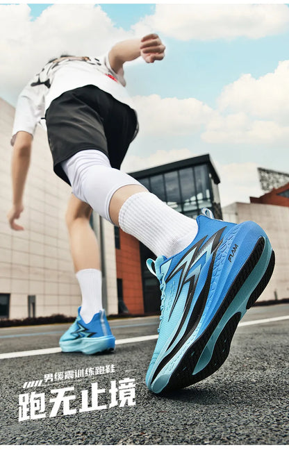 Sports Running Shoes Specialty Marathon Men Breathable Lightweight Carbon Board Women's Comfortable Athletic Nonskid Sneakers