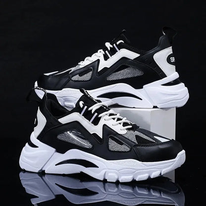 Nuevos zapatos casuales para hombre, para actividades al aire libre; zapatillas deportivas a la moda, ligeras, cómodas y transpirables.