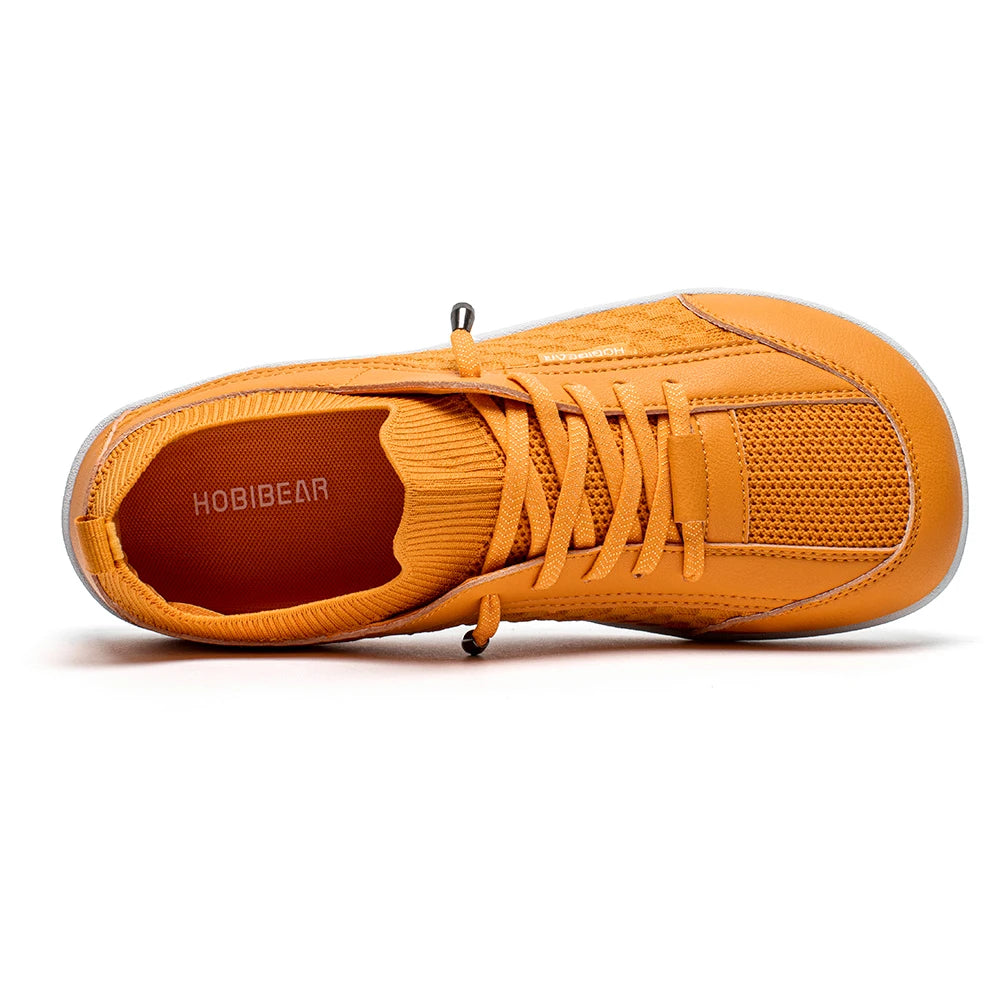 HOBIBEAR Men Barefoot Shoes Women Slip-On Wide Toe Walking Sneakers | Zero Drop Sole | Lightweight Breathable Minimalist Shoes