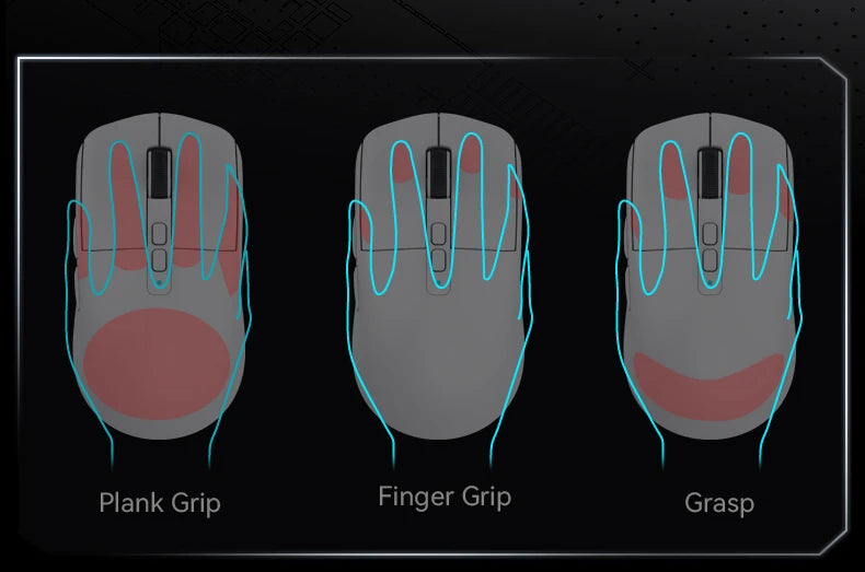 ATTACK SHARK X6 Tri-Mode Gaming Mouse with Magnetic Charging Dock, PixArt PAW3395 Sensor, 26K DPI, 49g Ultralight Wireless Gaming Mouse for PC & Mac