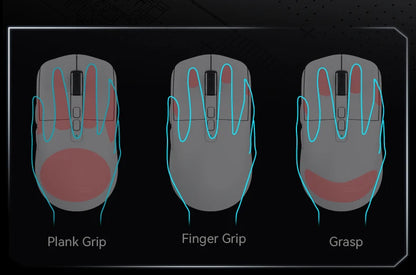 ATTACK SHARK X6 Tri-Mode Gaming Mouse with Magnetic Charging Dock, 26K DPI PixArt PAW3395 Sensor, 49g Ultralight Wireless Gaming Mouse for PC, Mac & Xbox