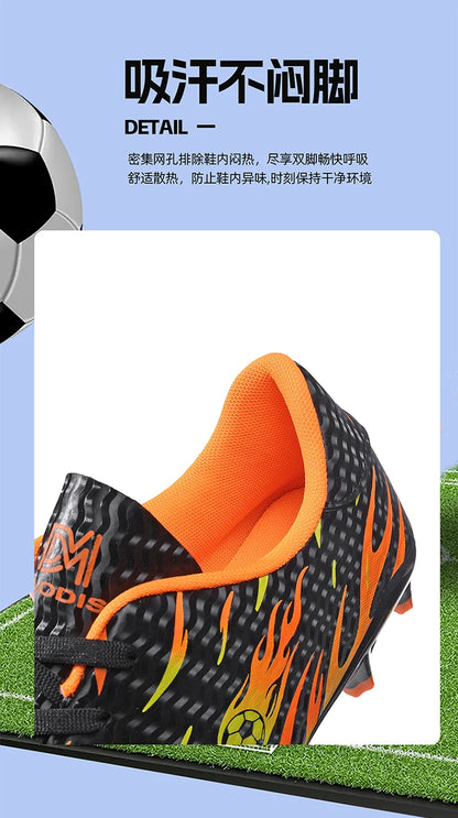 New Men Soccer Shoes Professional Football Boots Sneakers Comfortable Outdoor Match Boys Non-Slip Sports Shoes Unisex.
