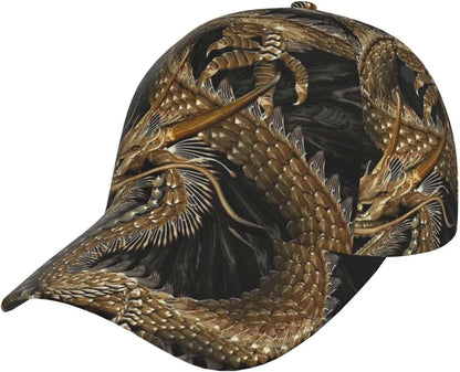 Dragon Snapback-Kappe, Herren-Baseballmützen, Herren-Sonnenhut, verstellbare, coole Trucker-Kappe für Damen und Herren