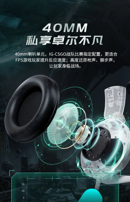 Somic G941 Wired Headphones Gamer Headphone Denoise Gaming Headphone Custom With Microphone Headsets 7.1 Stereo Sound Headset