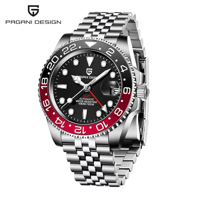 New PAGANI DESIGN Top Luxury Watch 8215 Sports Mechanical Automatic Watch Waterproof Stainless Steel Sapphire Watches for Man