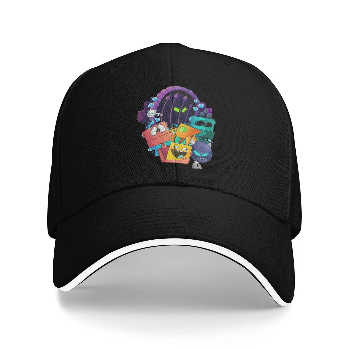 Geometry Cube Gaming Dash Baseball Cap Hip Hop  Sandwich Hats Unisex Adjustable Dad Hat Sport