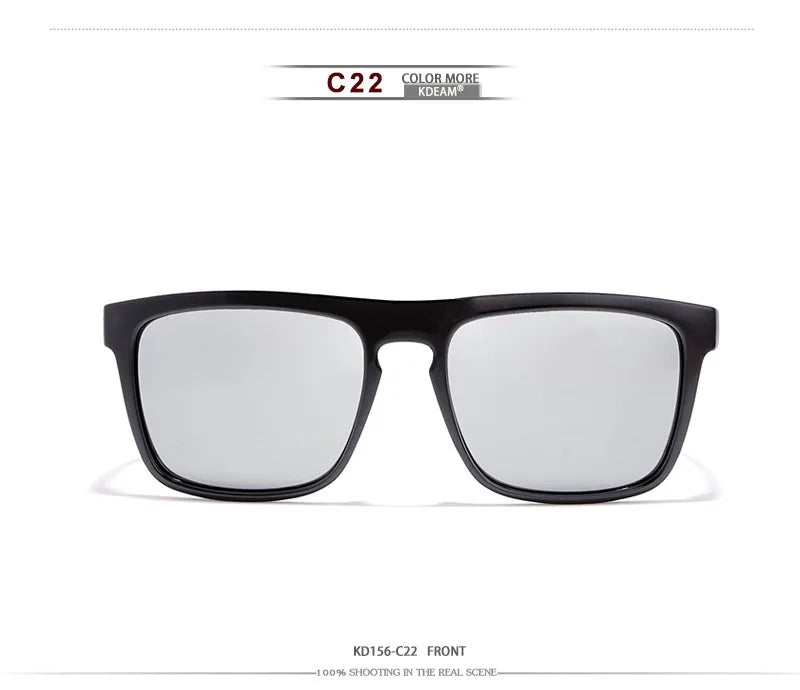 Outdoor Sport Square Myopia Lens Prescription Sunglasses Men Polarized Driving Anti-Glare Myopes Lunettes 0 -0.5 -0.75 To -6.0