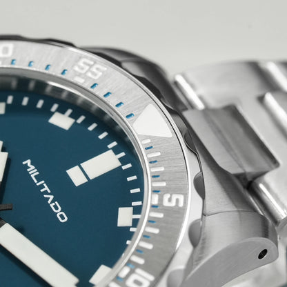 Militado ML20 39mm Men Watch PT5000 Automatic Movement Sapphire Luminova Watches Stainless Steel 200m Waterproof Wristwatch