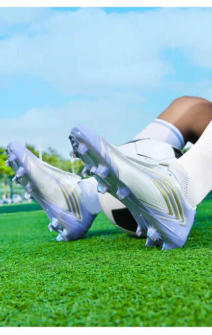 Nouvelles chaussures de football pour hommes, baskets de futsal, crampons, chaussures de football, pour terrain en herbe, montantes, pour l'extérieur, antidérapantes, pour l'intérieur, haute qualité, meilleures ventes