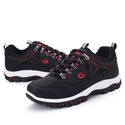 Men's EVA Hiking Shoes Waterproof Anti-Slip Leather Outdoor Sports Shoes for Camping Running Jogging 2025 New