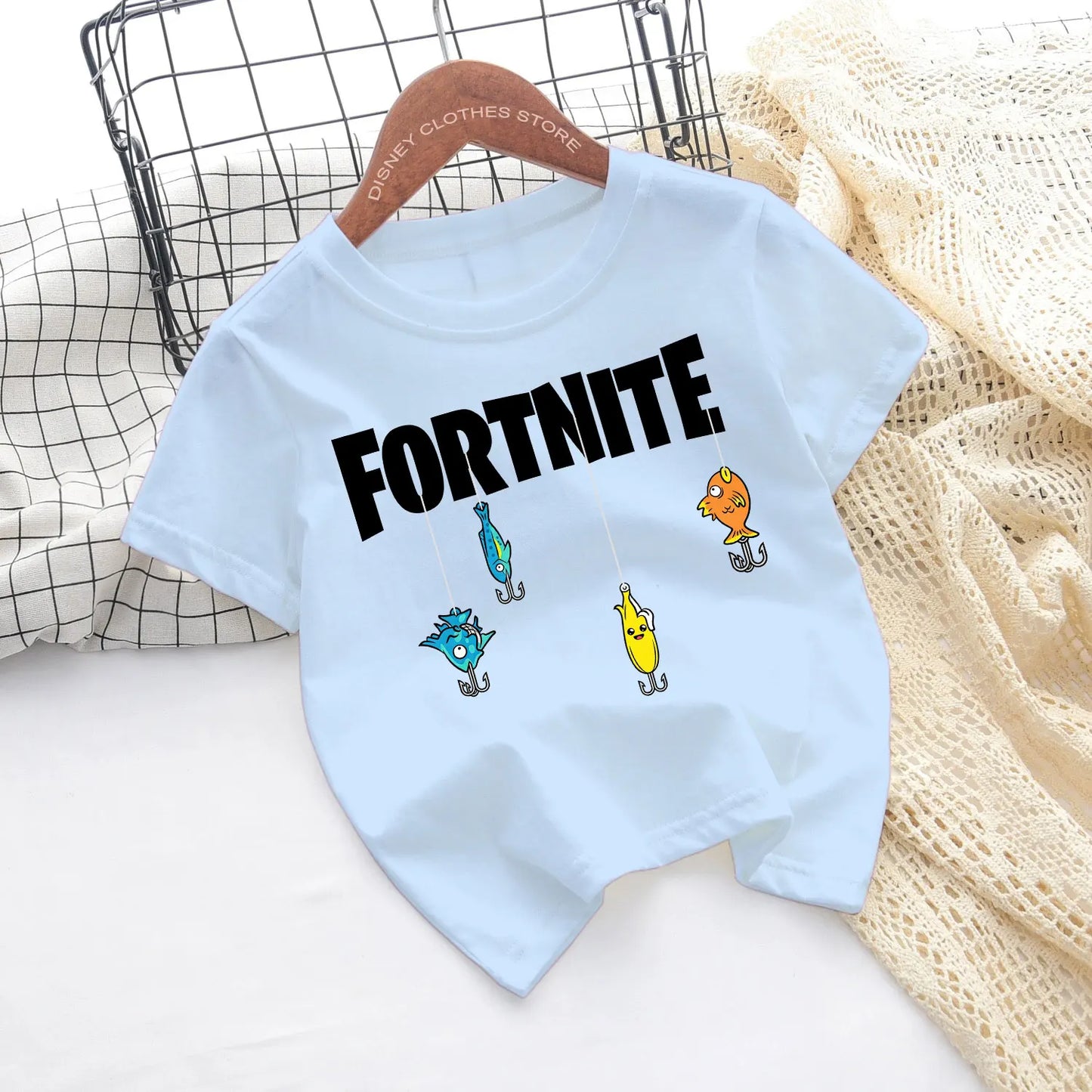Fortnites Children T-shirts Game Cartoon Printed Figures Fortress Night Tees Game Short Sleeves Tops Summer Boys Girls Clothes