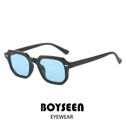 Men's Small Frame Sunglasses Can Customized Prescription Glasses Casual Blue Sunglasses For Travel And Driving