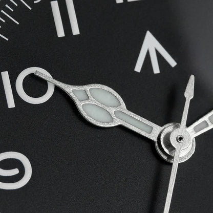 Relógio de Quartzo Vintage Militar Militado ML08 V2 com Movimento VH31, Vidro Duplo de Safira, Luminescência C3 BGW-9, Impermeável, 38mm