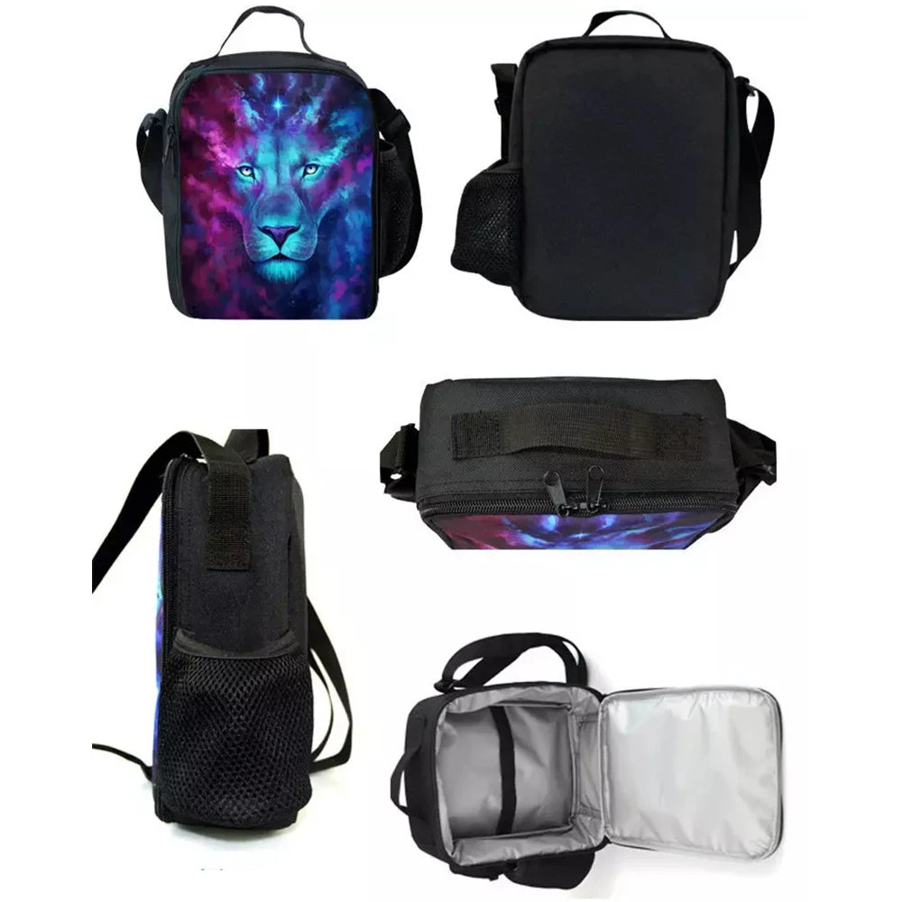 Hot Game Design Child Backpacks F-FortniteS Lunch Bag Pencil Case, Pupil Large Capacity School Bags for Boys and Girls, Best Gift