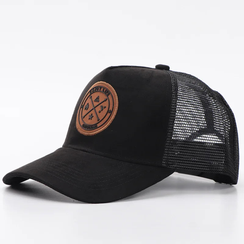 Unisex Mesh Baseball Cap for Men Outdoor Ports Adjustable Trucker Caps Fashion Curved Dad Cap Men Women Casual Breathable Sunhat