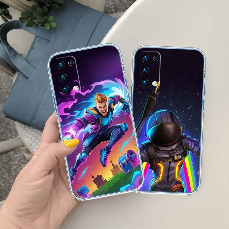 F-Fortnites-Poster Transparent Phone Case for Samsung Galaxy A04 A04S A14 A23 A34 A54 M23 M33 M52 M53