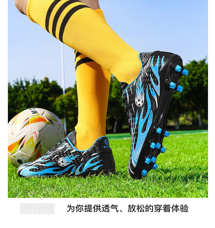 New Men Soccer Shoes Professional Football Boots Sneakers Comfortable Outdoor Match Boys Non-Slip Sports Shoes Unisex.