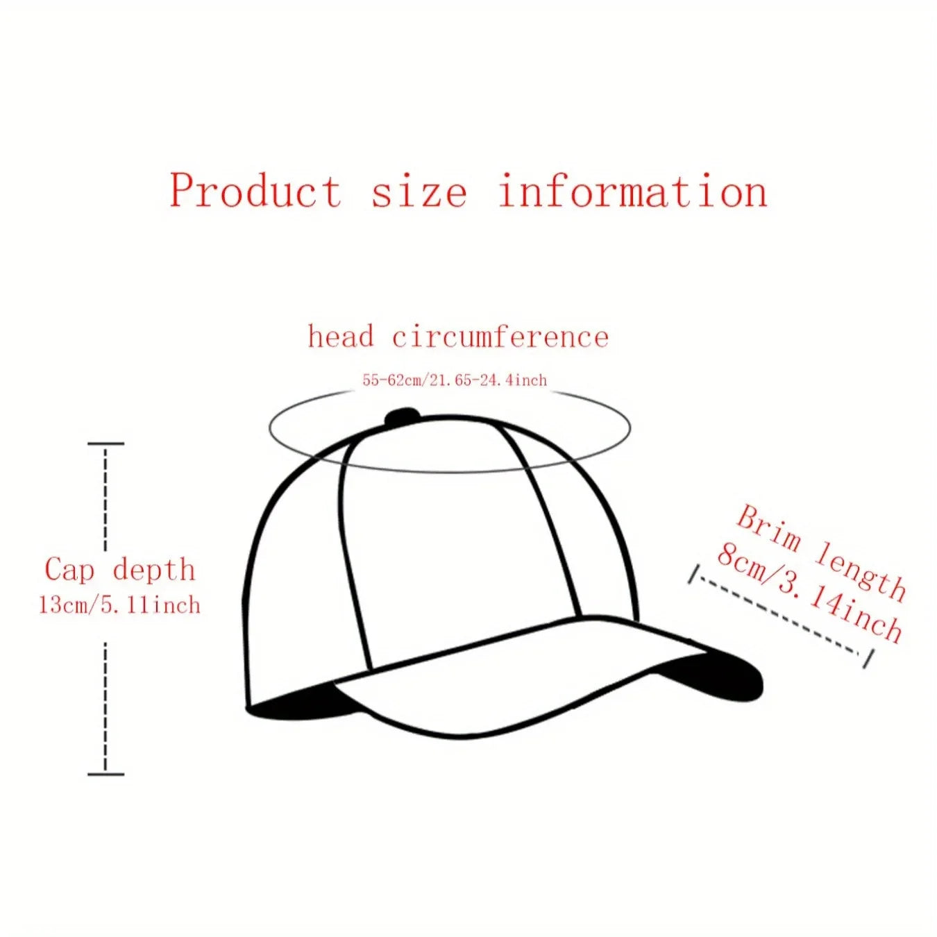 Lettered smiley face print stylish baseball cap for men and women adjustable sun protection woven flat brim sun hat gorras